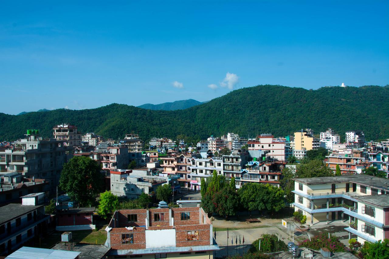 Mount Blue Tourist Hostel - Pokhara Exterior foto